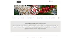 Desktop Screenshot of hawaiicoffeeassoc.org