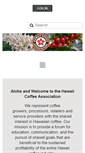 Mobile Screenshot of hawaiicoffeeassoc.org
